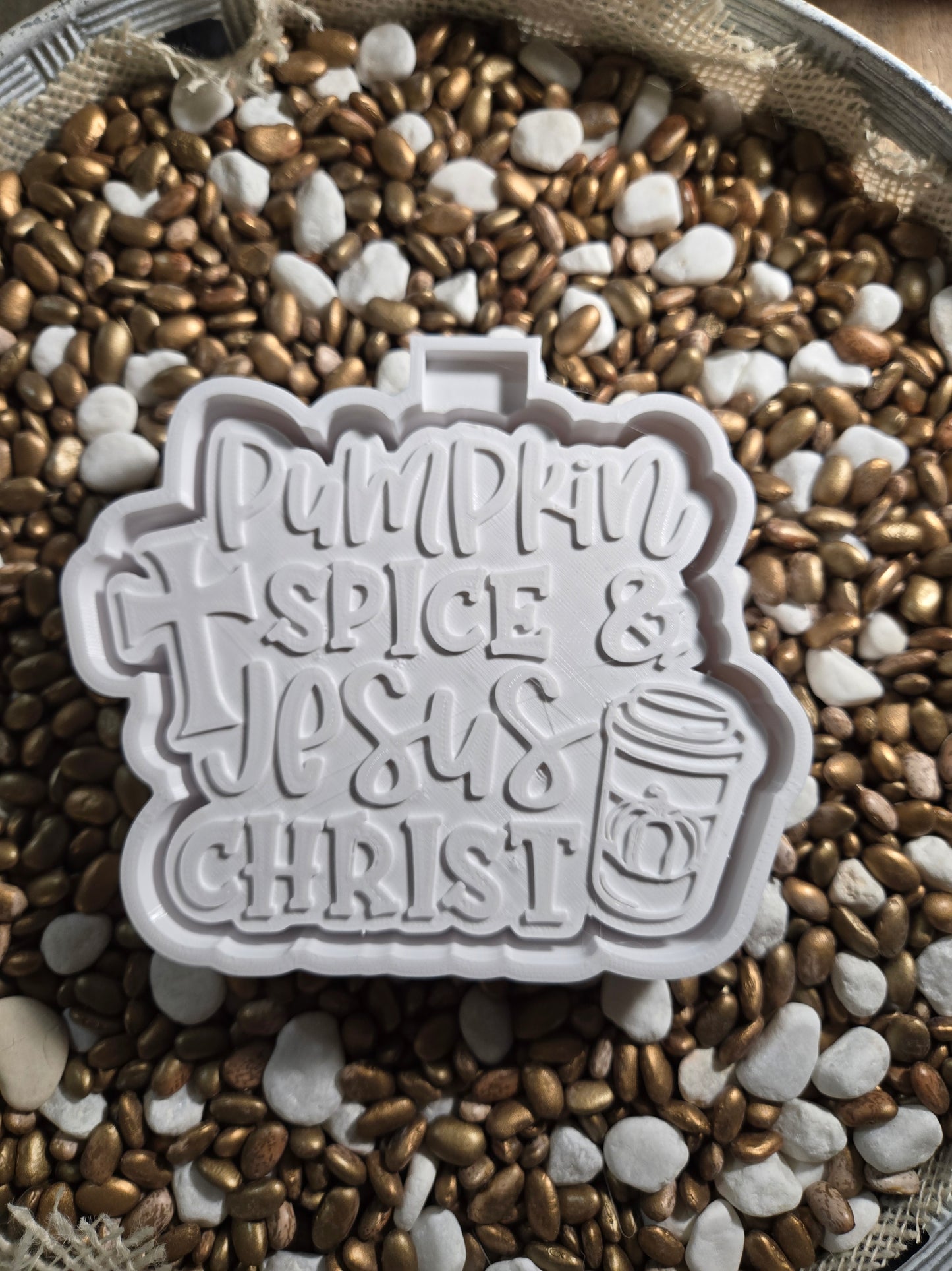 Pumpkin Spice & Jesus Christ Freshie Mold