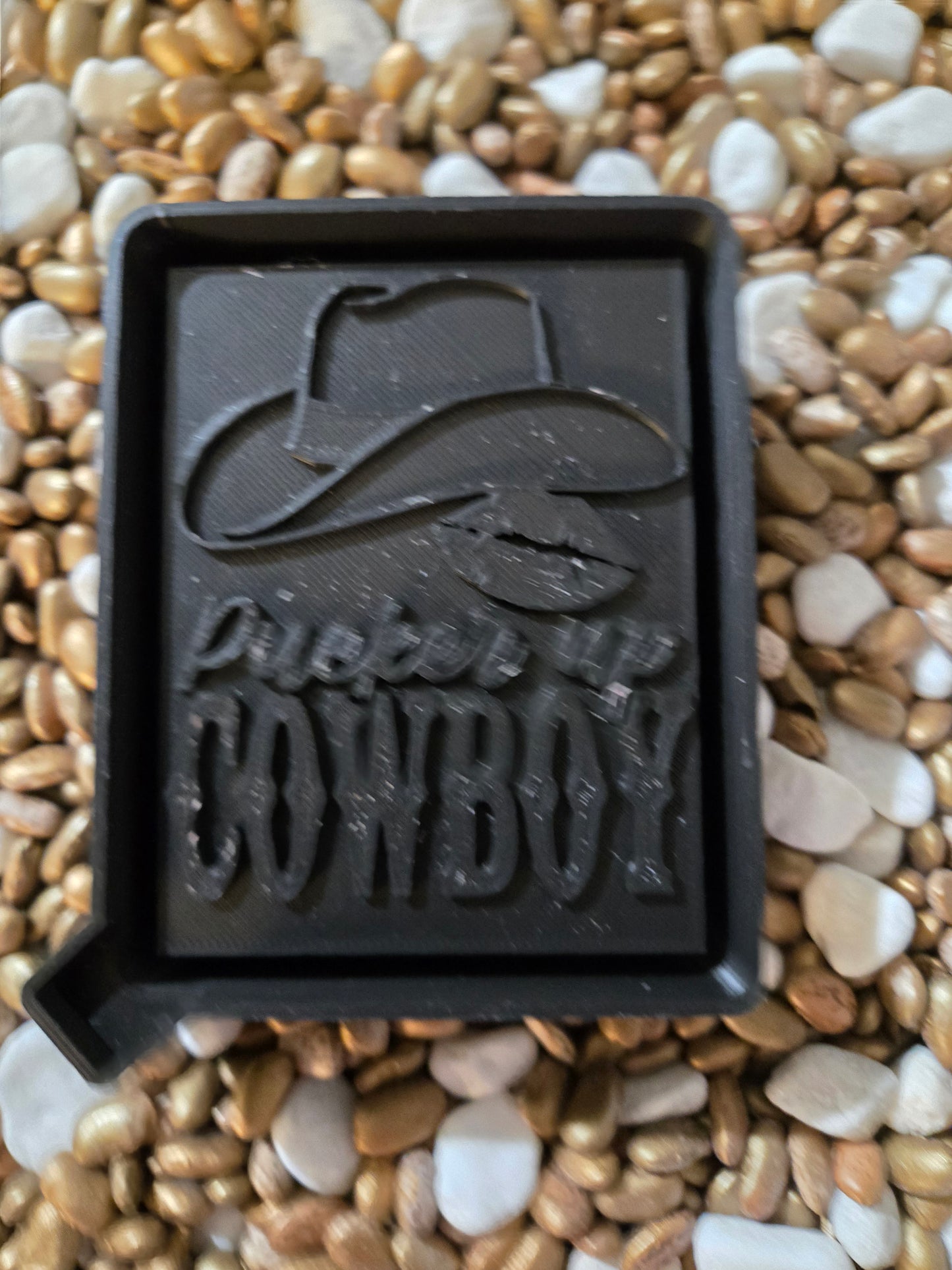 Pucker up Cowboy Freshie Mold