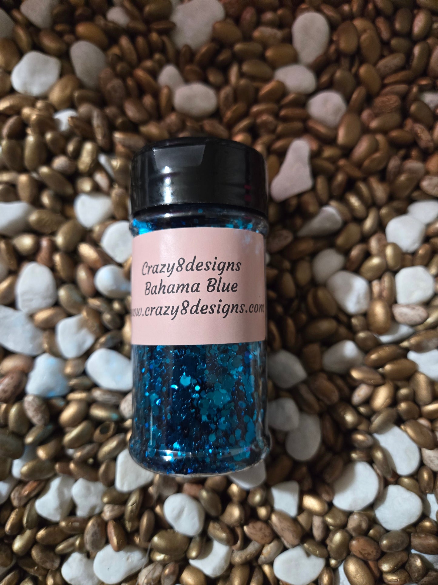 Bahama Blue Glitter