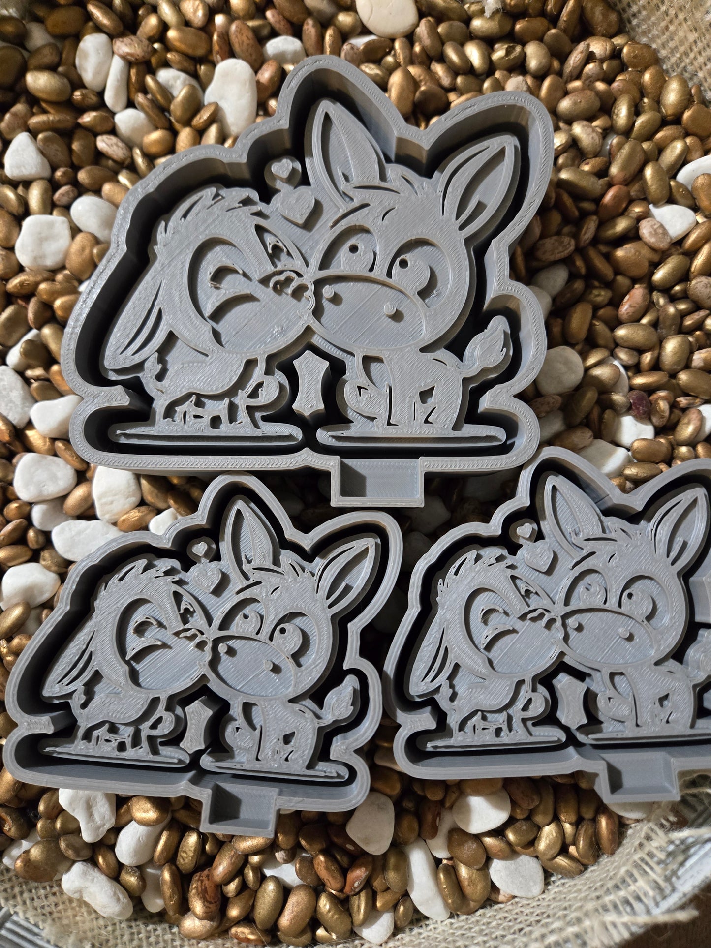 Donkey Kiss Freshie Mold and/or Vent Clip Molds