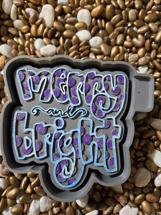 Merry Bright Freshie Mold