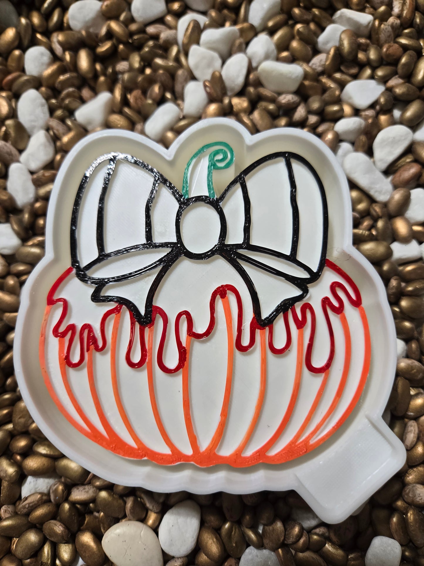 Bow Pumpkin Freshie Mold