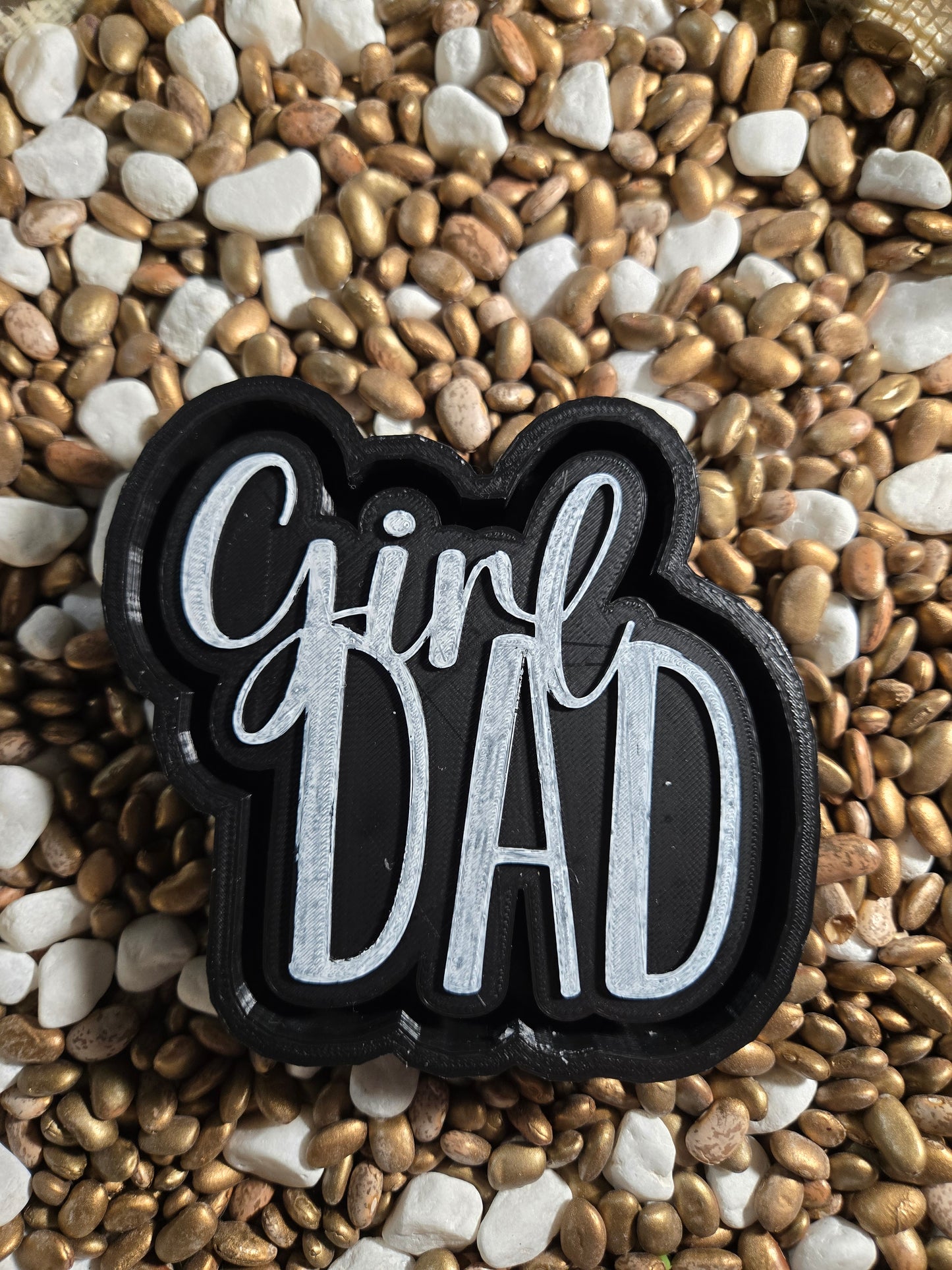 Girl Dad Freshie Mold