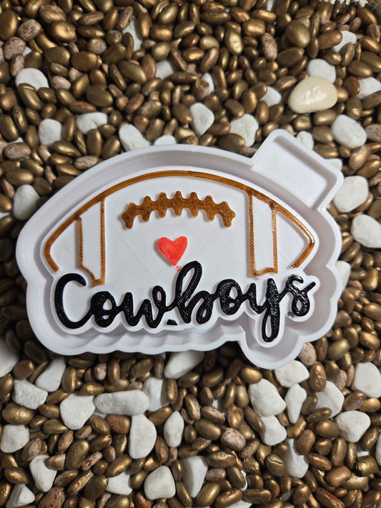 Cowboys Football Freshie Mold 