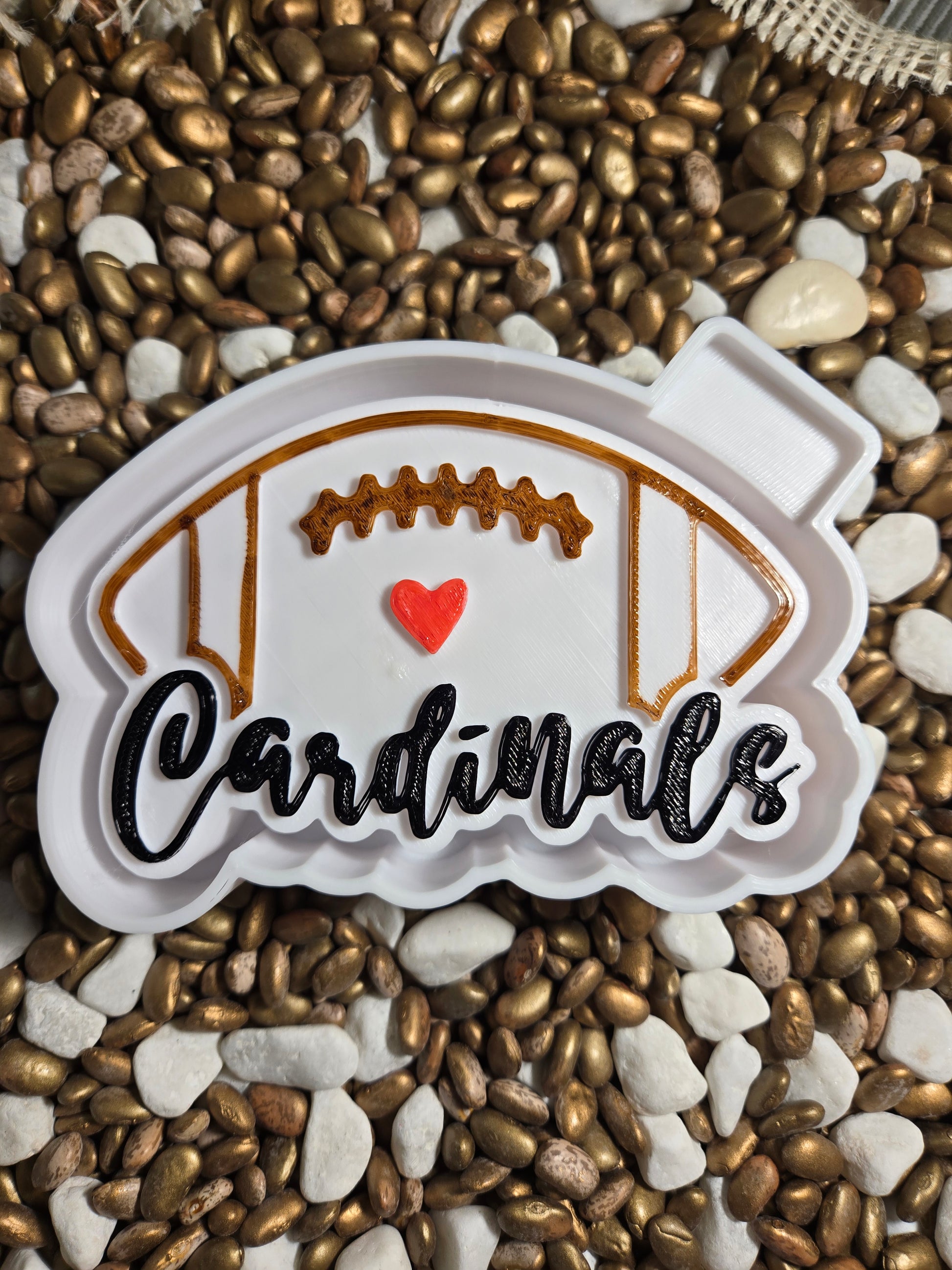 Cardinals Football Freshie Mold