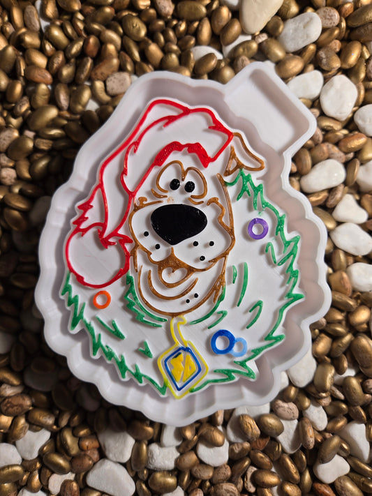 Scooby Christmas Freshie Mold