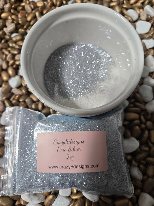 Pure Silver Glitter