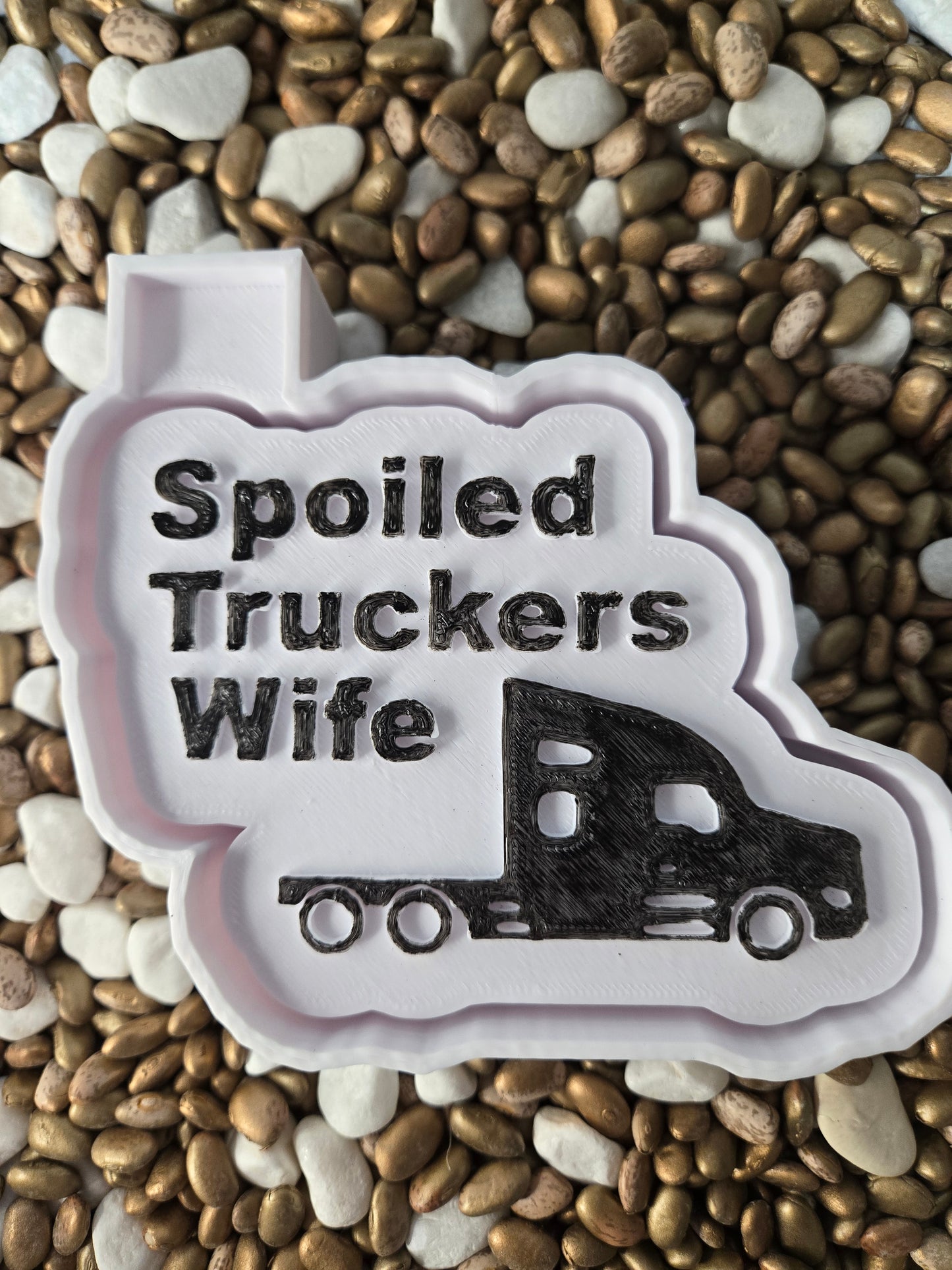 Spoiled Truckers Wife Freshie Mold