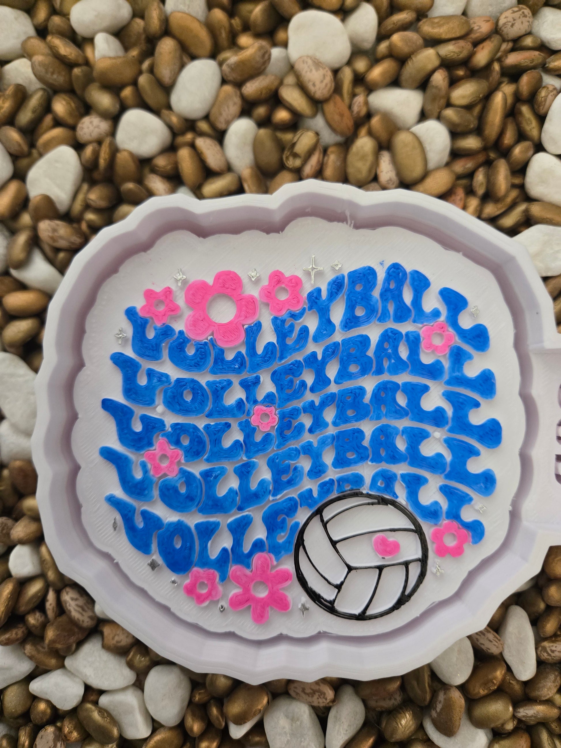 Volleyball Freshie Mold