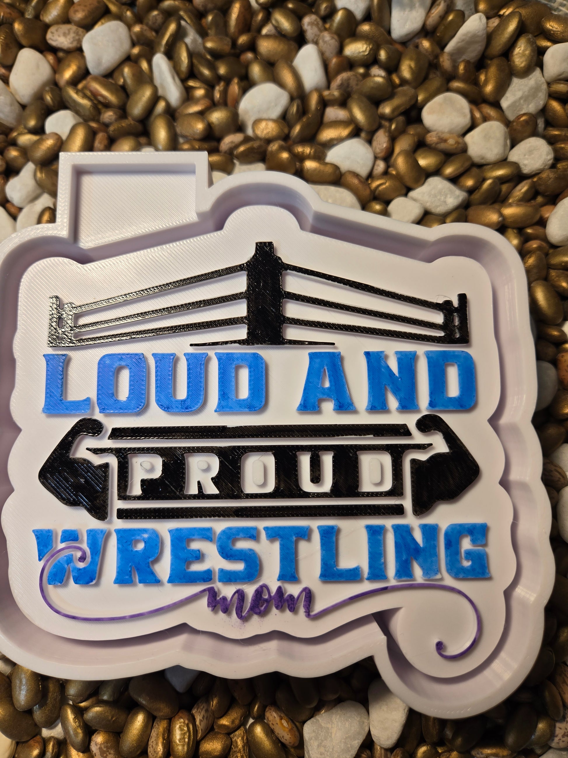 Wrestling Mom Freshie Mold