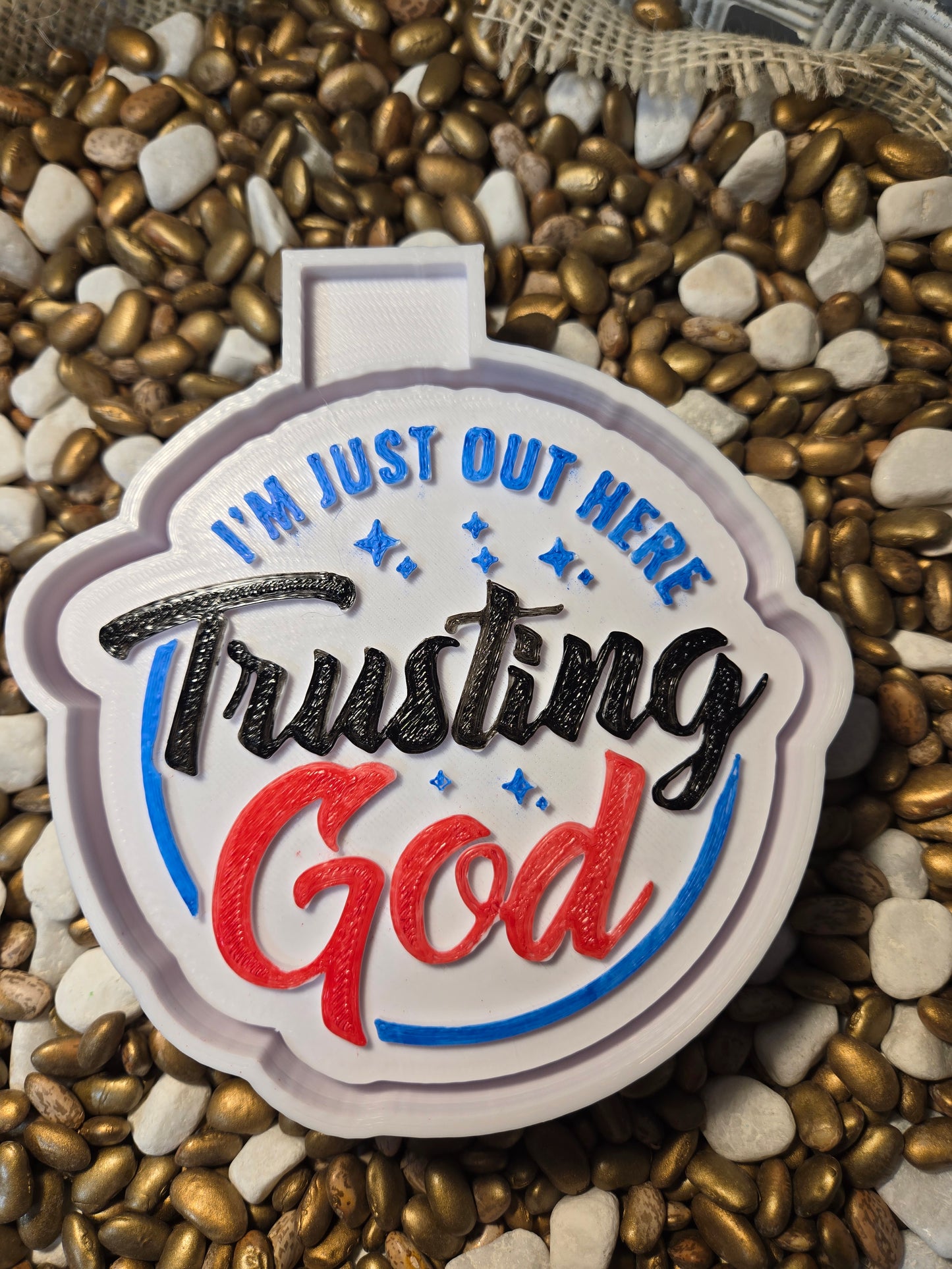 Trusting God Freshie Mold