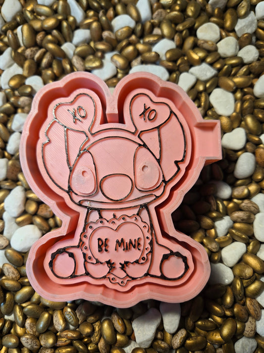 Valentine  Stitch Freshie Mold