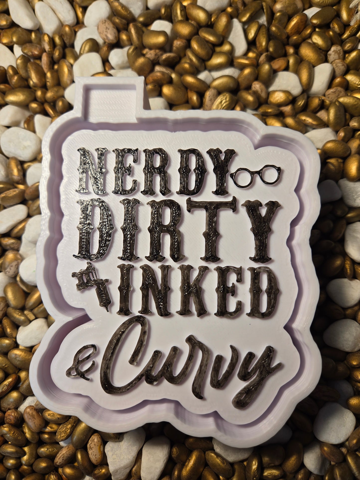 Nerdy, Dirty Inked and Curvy Freshie Mold