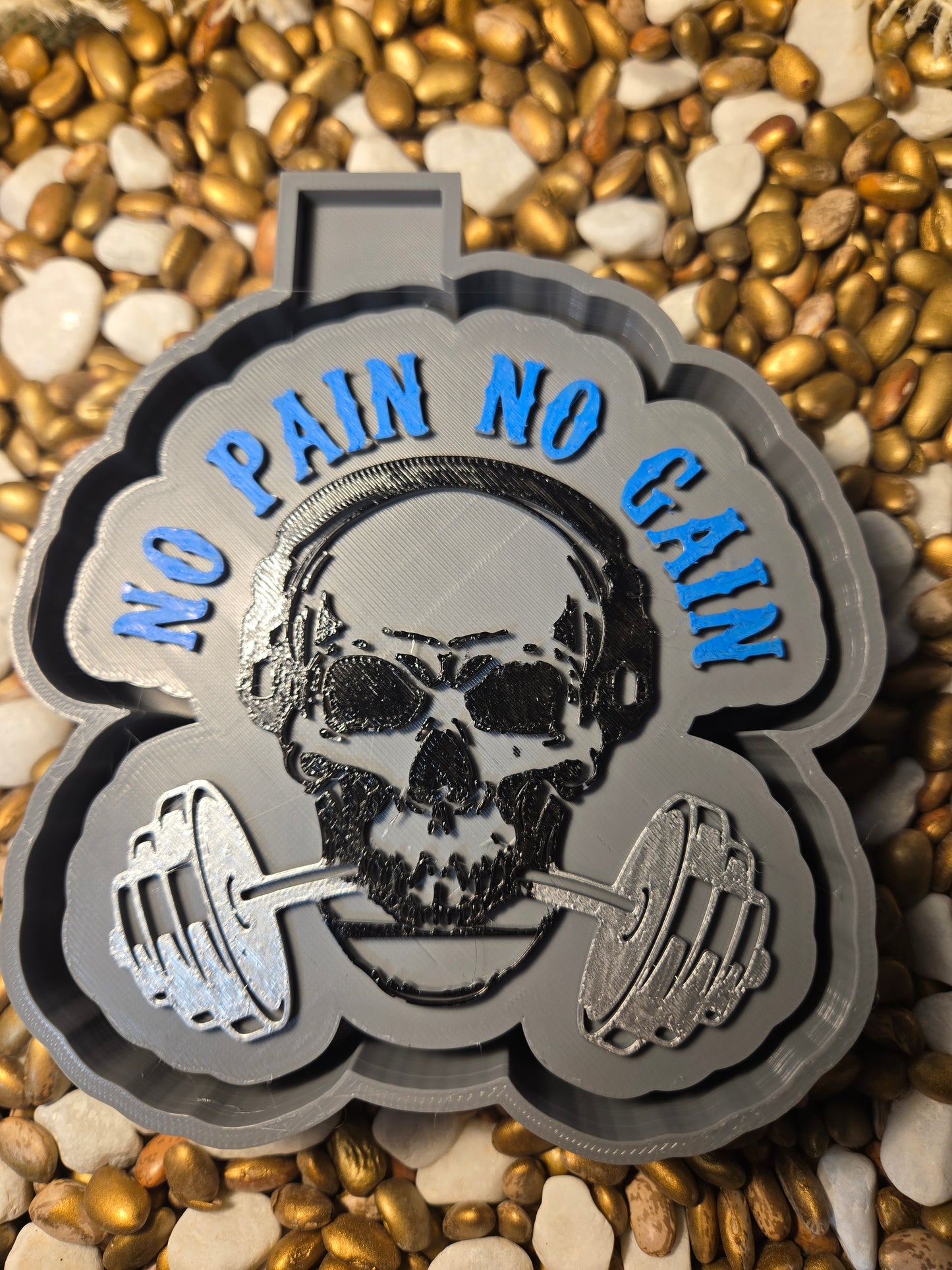 No Pain No Gain Freshie Mold