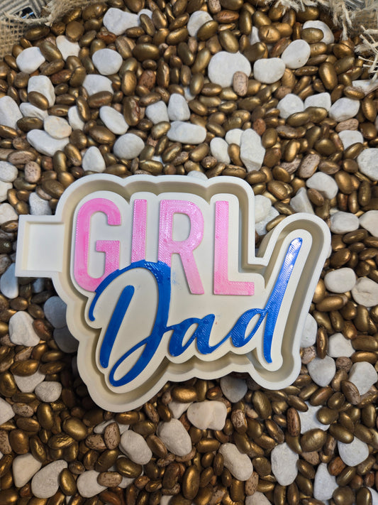 Girl Dad Freshie Mold