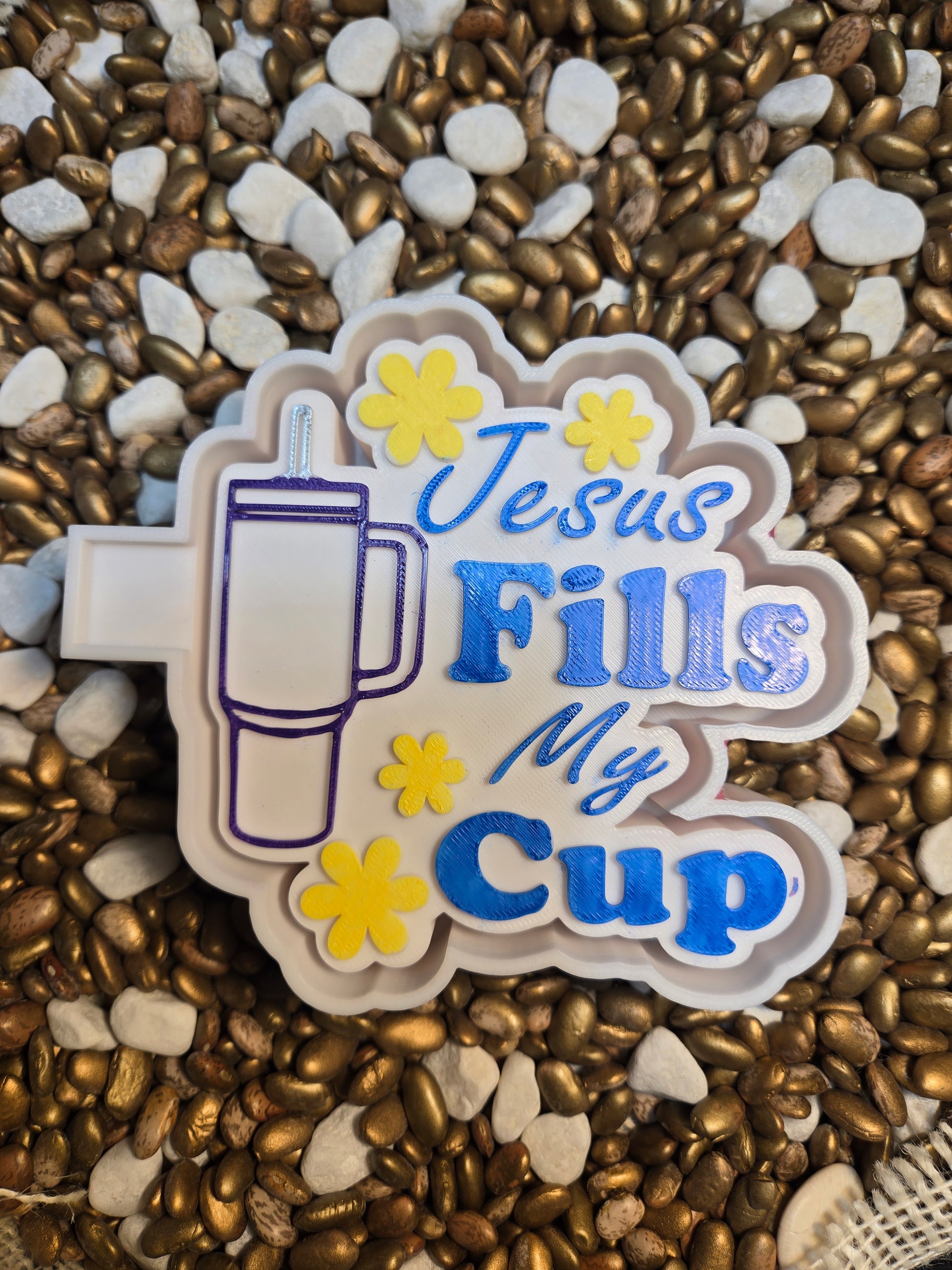  Jesus Fills My Cup  Freshie Mold 