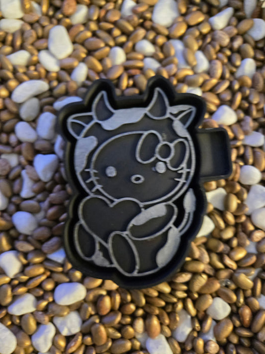 1745. Hello Kitty Cow Freshie Mold
