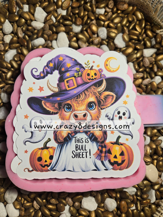 1803. Bull Sheet Card Stock Freshie Mold