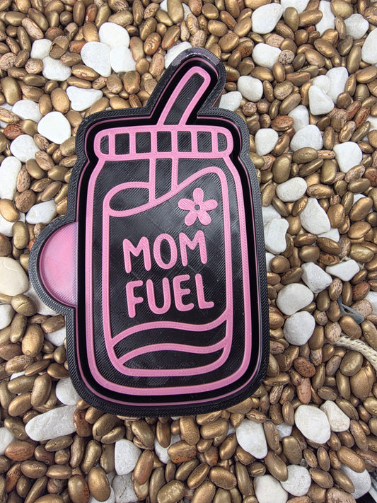 2304. Mom Fuel Freshie Mold | Silicone Mold for Freshies & Vent Clips