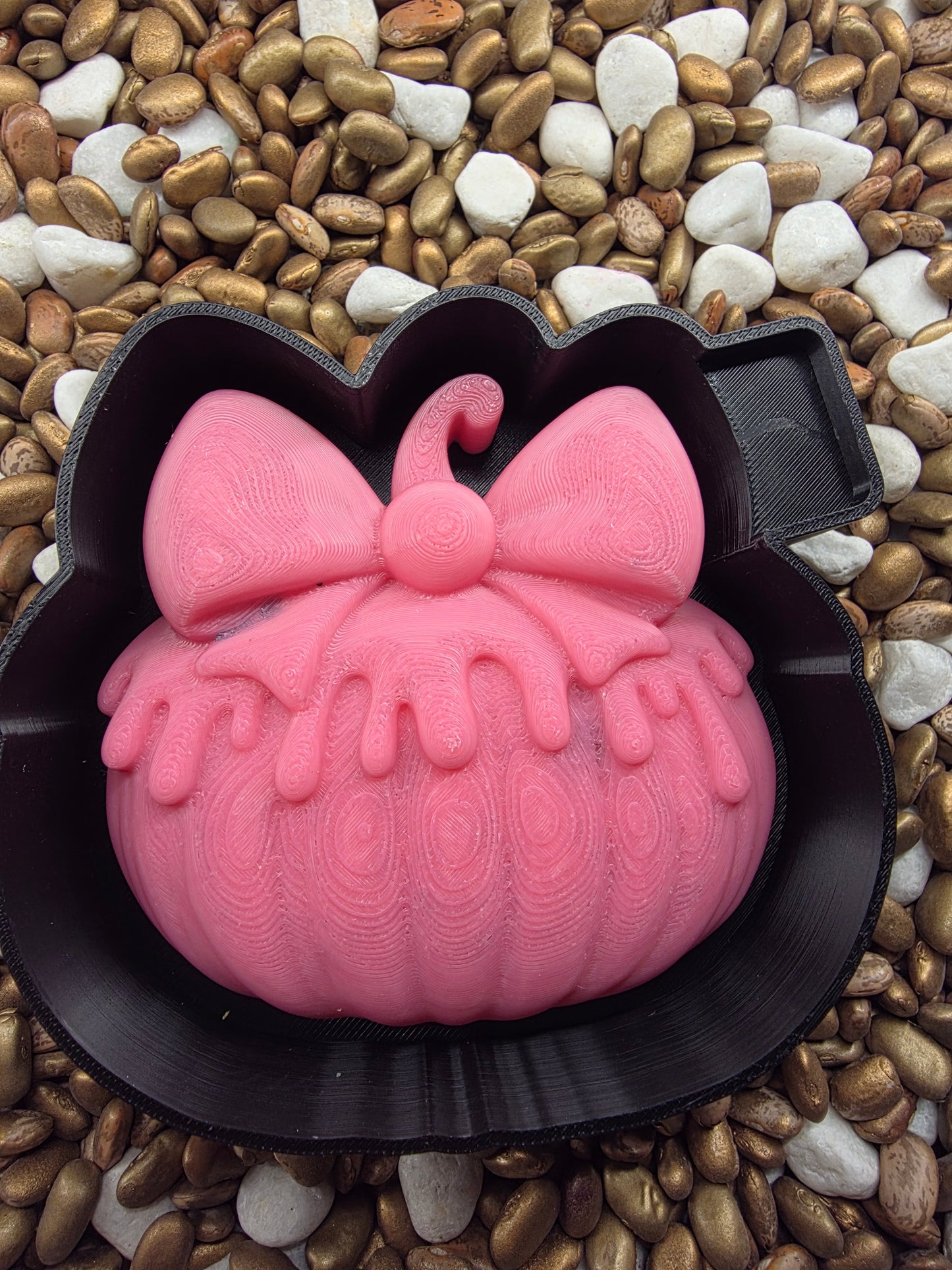 2832. 3d Pumpkin with bow