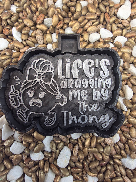 2856. Little Miss Thong Freshie Mold| | Silicone Mold for Freshies