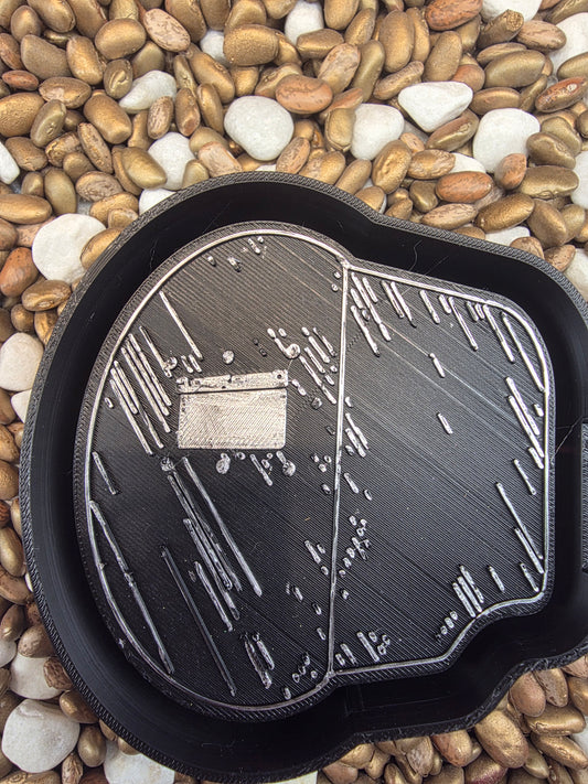 1694. Pancake Welders Hood Freshie Mold