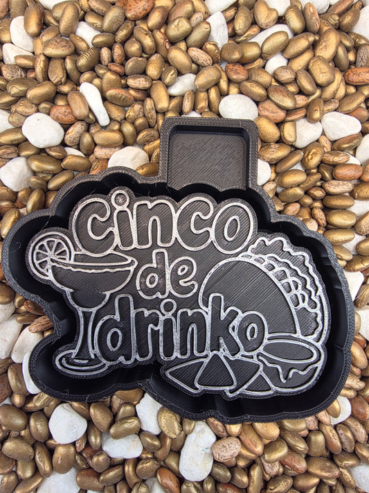 2879.  Cinco De Drinko Freshie Mold| | Silicone Mold for Freshies