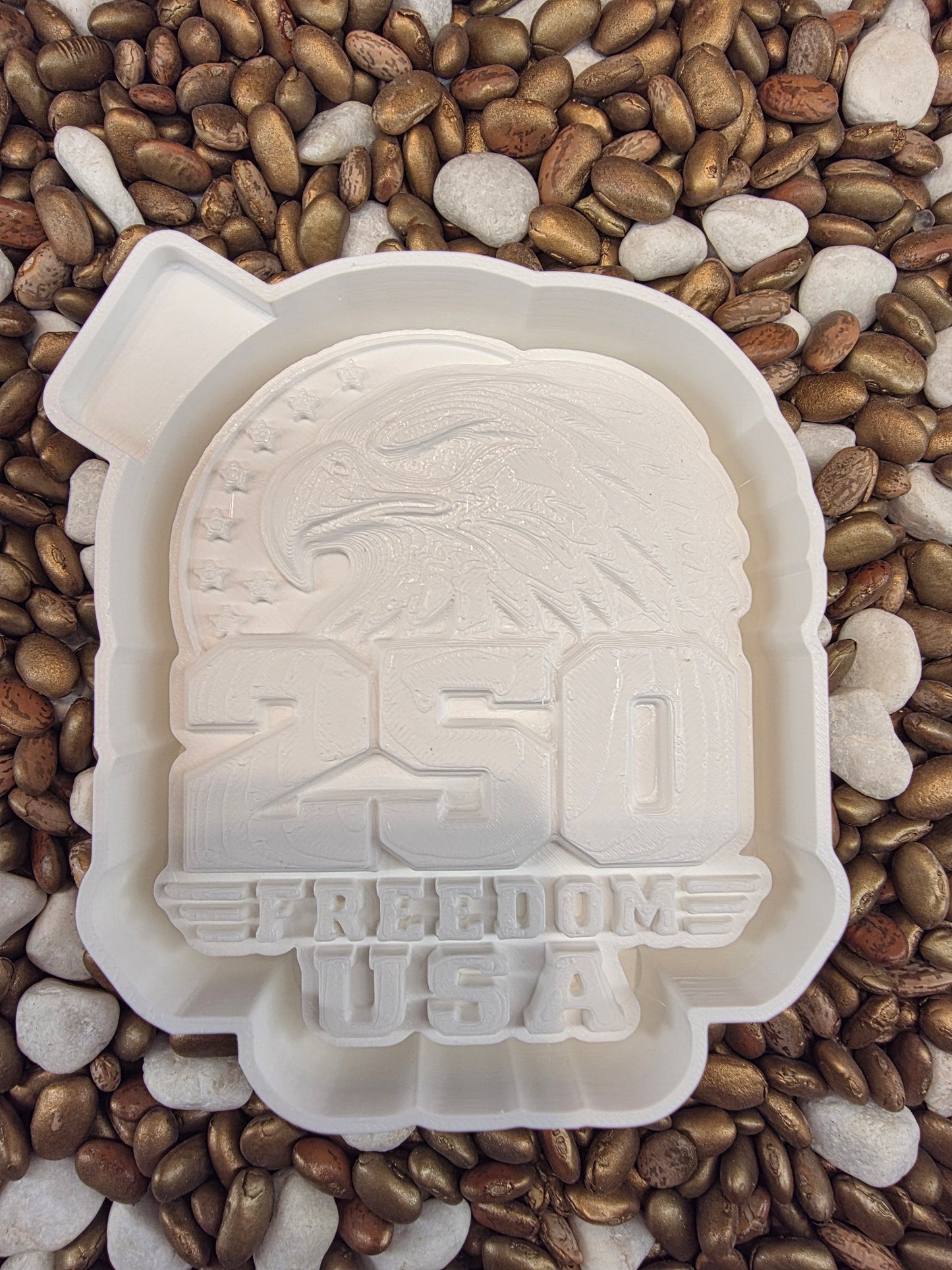 2924.  3D 250 Freedom USA Freshie Mold