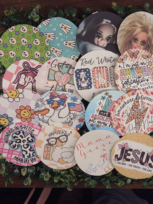 3" Round Card Stock