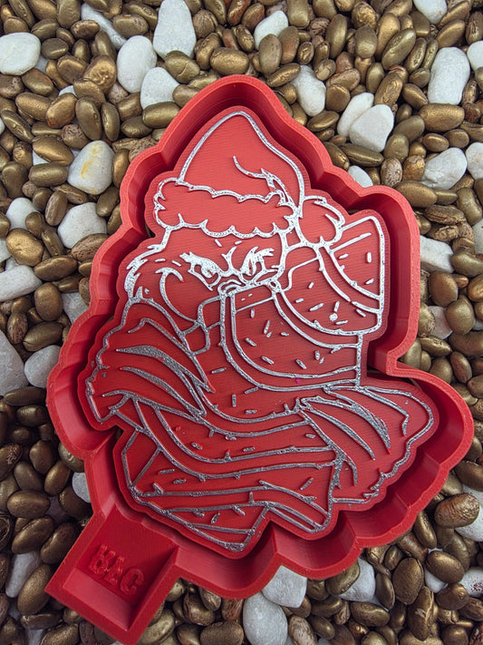 3174. Grinch  Snack Cake Freshie Mold