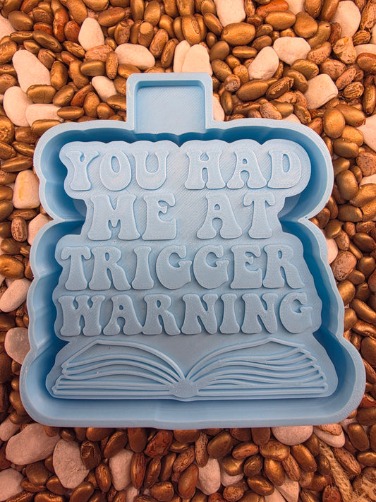 3236. Trigger Warning Freshie Mold| | Silicone Mold for Freshies