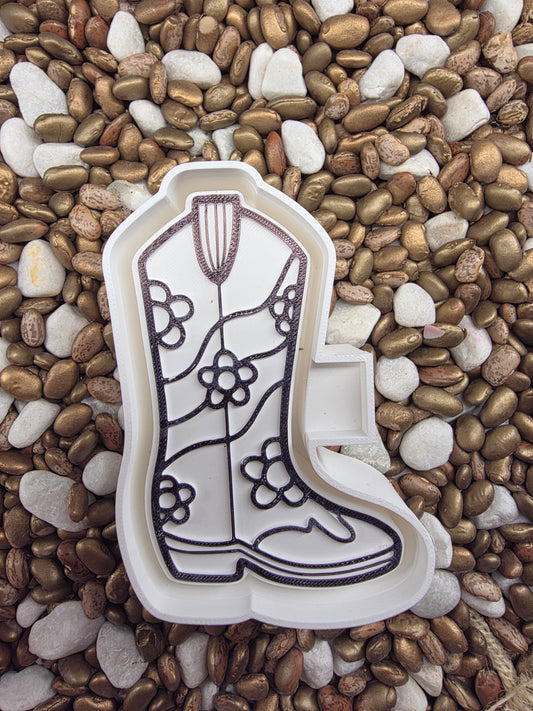 3239. Flower Boot Freshie Mold| | Silicone Mold for Freshies