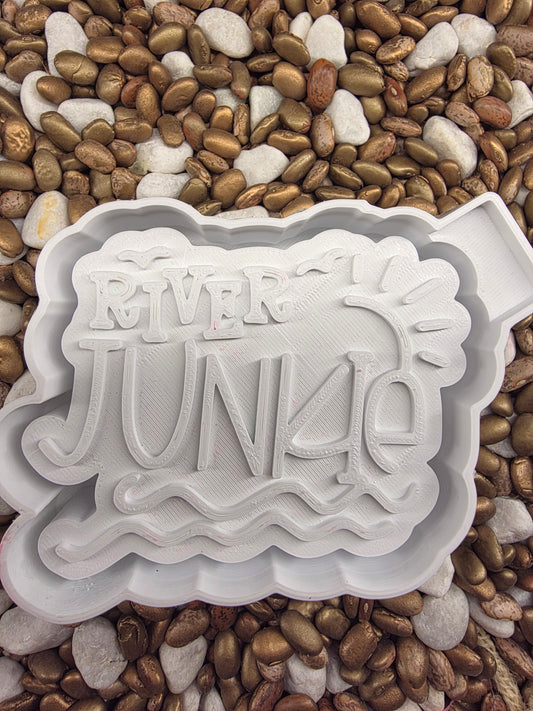 3274. River Junkie Freshie Mold| | Silicone Mold for Freshies