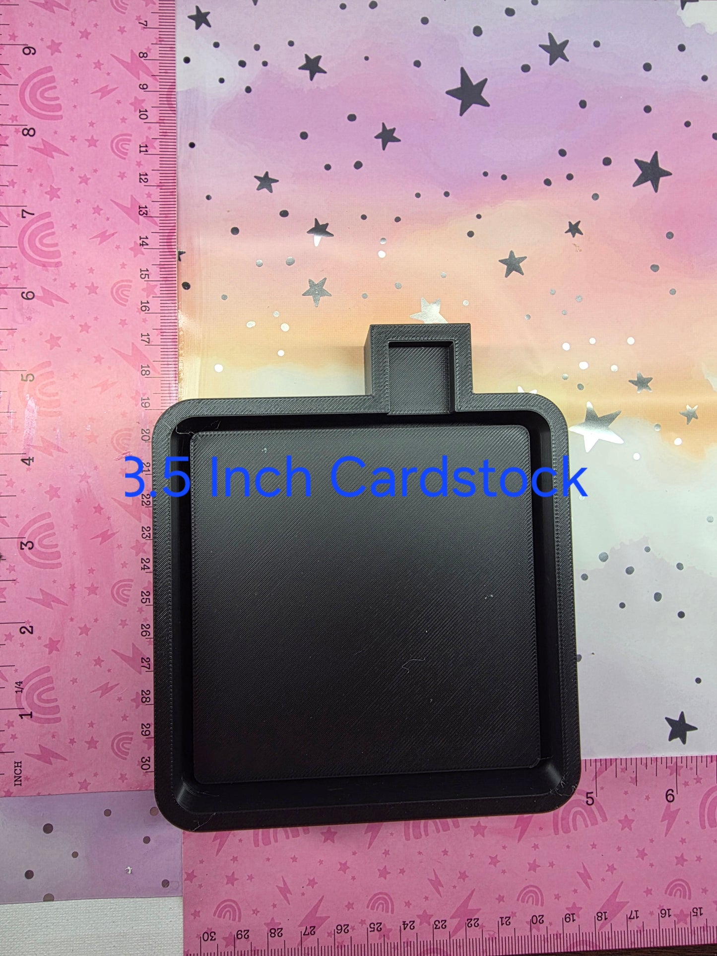 3421. 3.5 Square Card Stock Freshie Mold