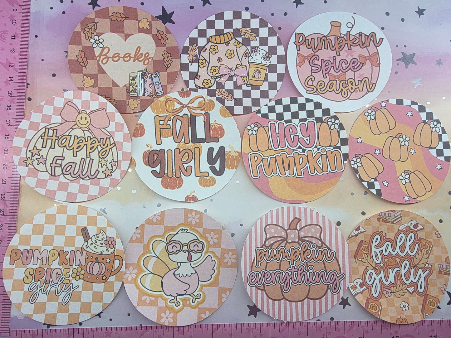 3" Round Card Stock