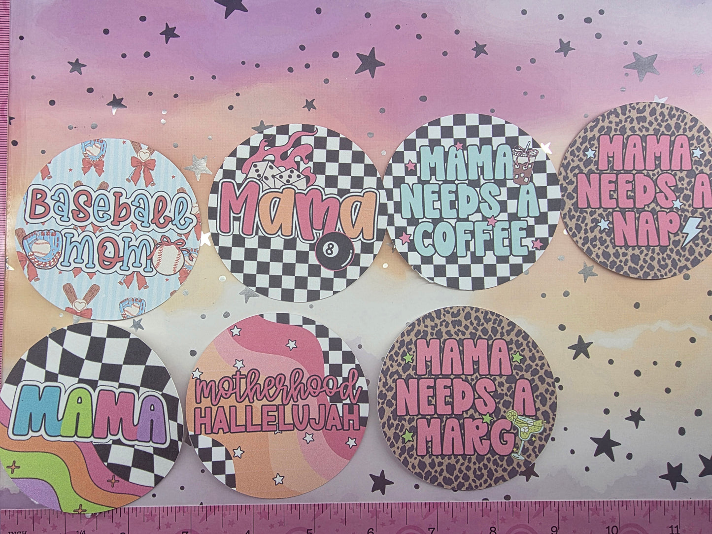 3" Round Card Stock