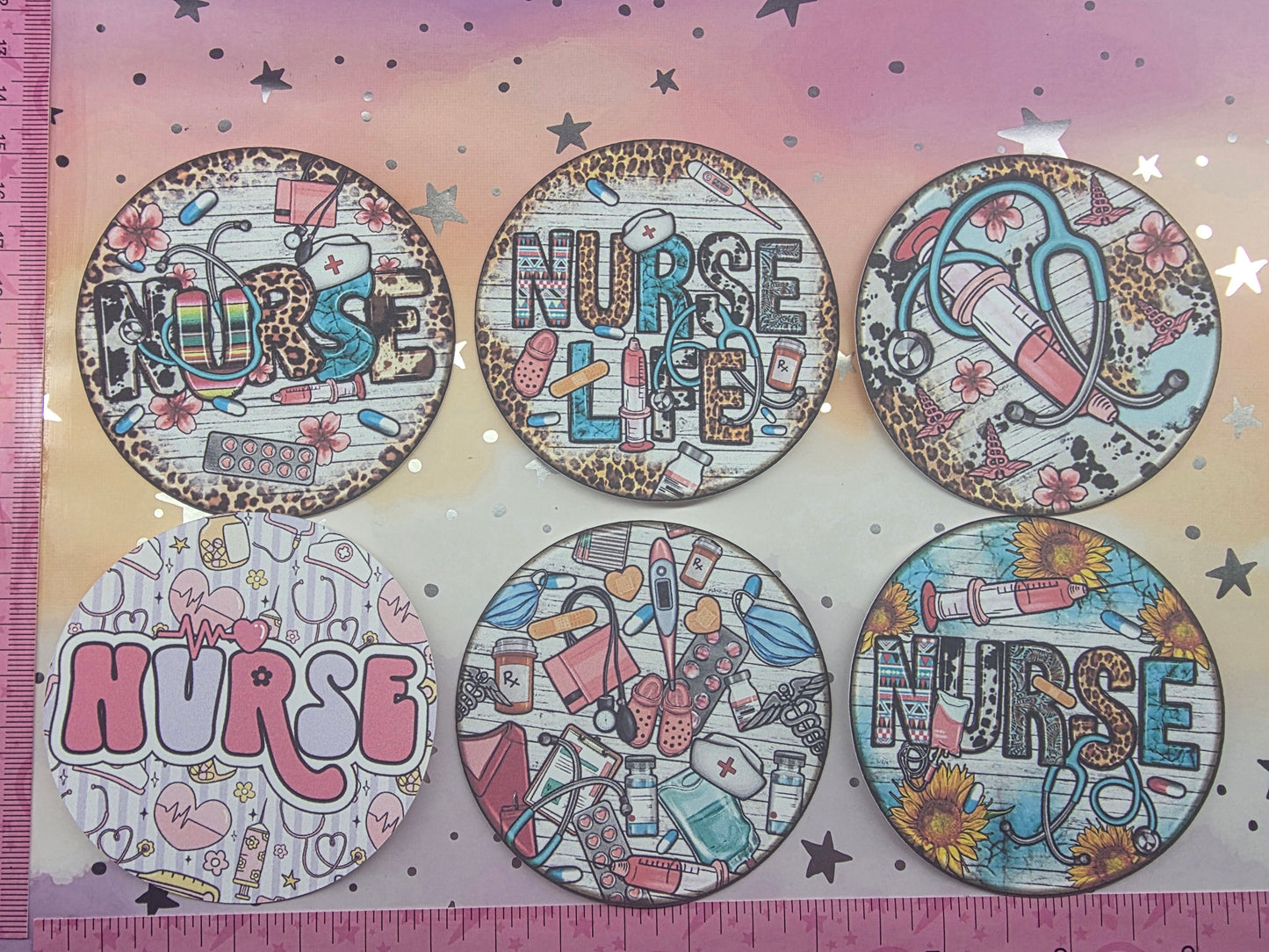 3" Round Card Stock