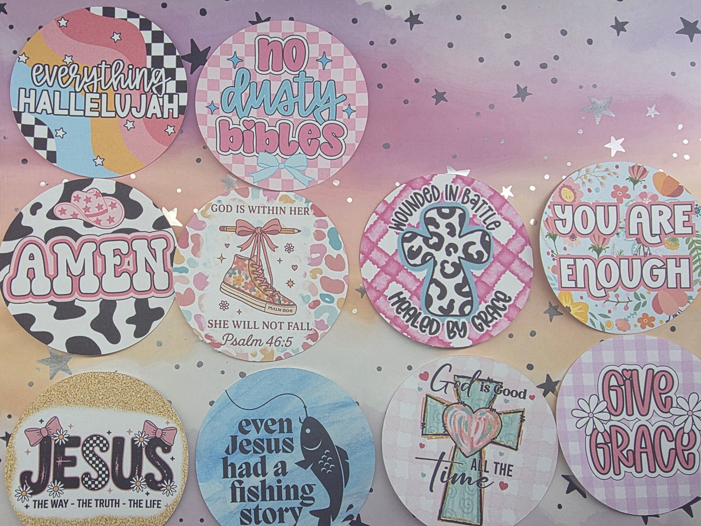 3" Round Card Stock