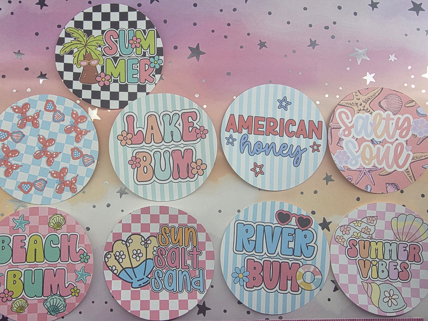 3" Round Card Stock