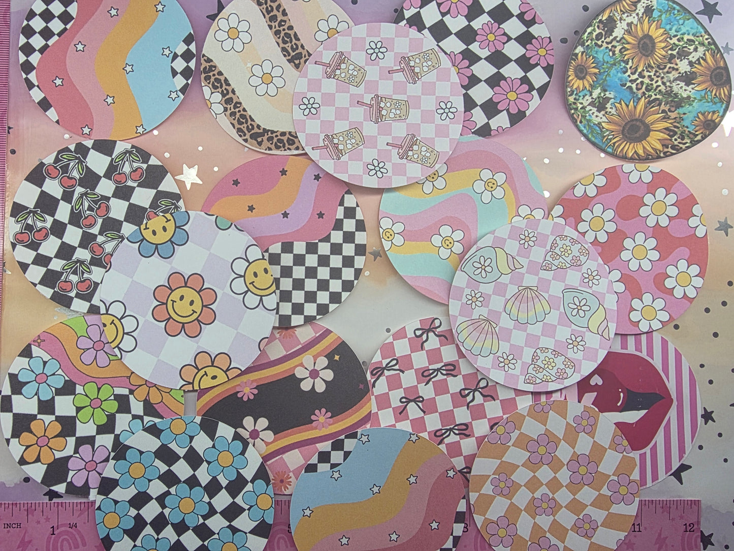 3" Round Card Stock