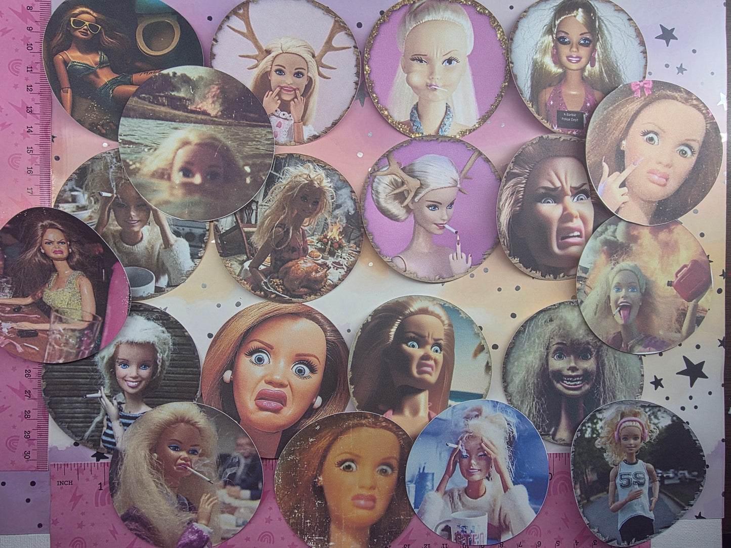 3" Round Card Stock