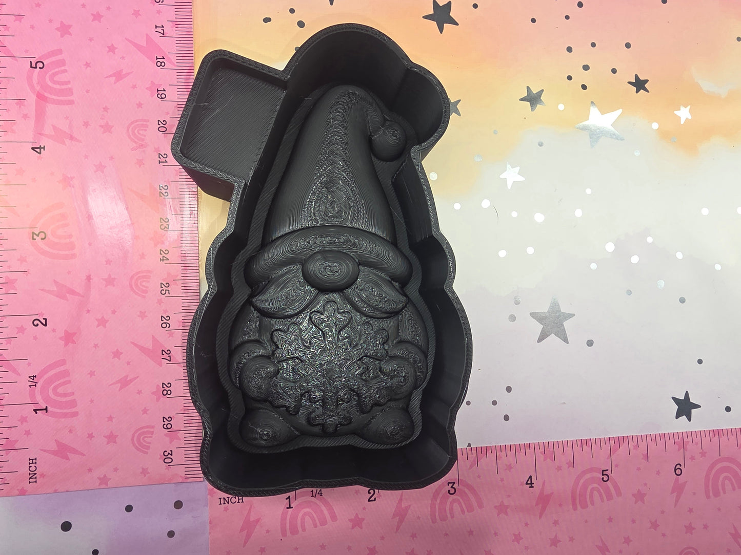 3486. 3d Gnome Freshie Mold  | | Silicone Mold for Freshies