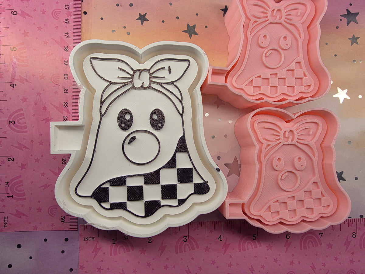 3008. Ghost Bubble Freshie Mold| | Silicone Mold for Freshies