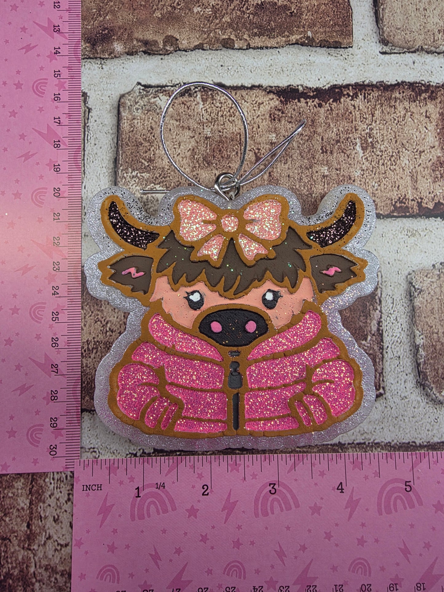 3542. Cow in a Jacket Freshie Mold| | Silicone Mold for Freshies