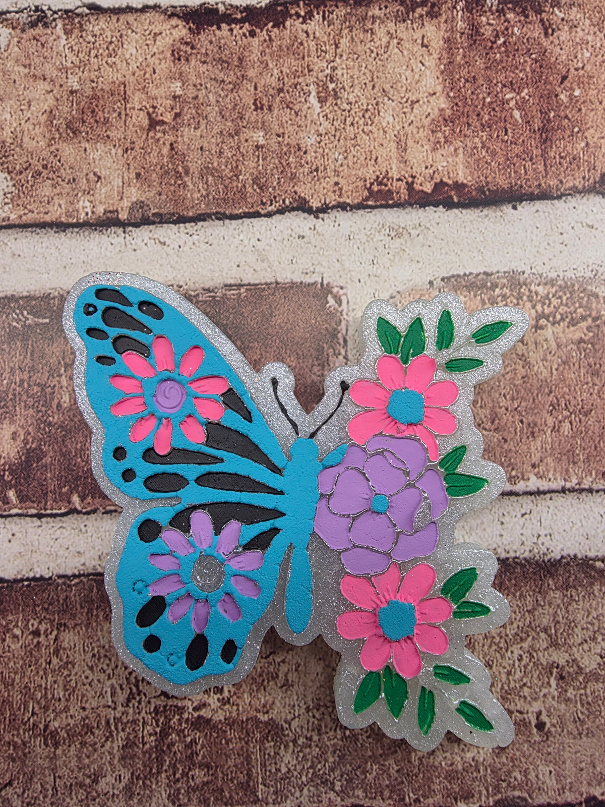 2923.  3D Butterfly Flower Wing Freshie Mold