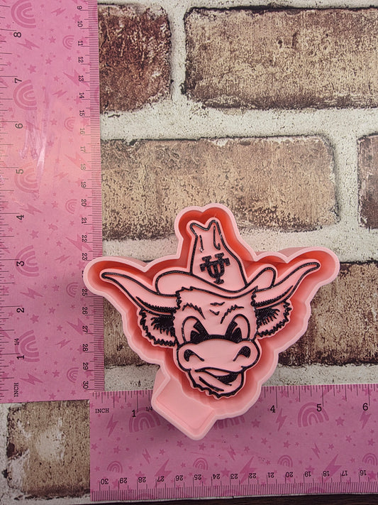 3574. UT Cow Freshie Mold| | Silicone Mold for Freshies