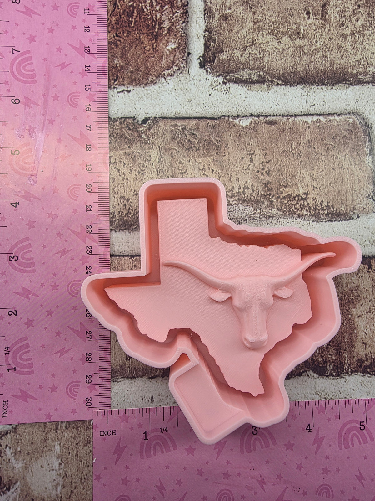 3605. 3d Texas Longhorn Freshie Mold  | | Silicone Mold for Freshies