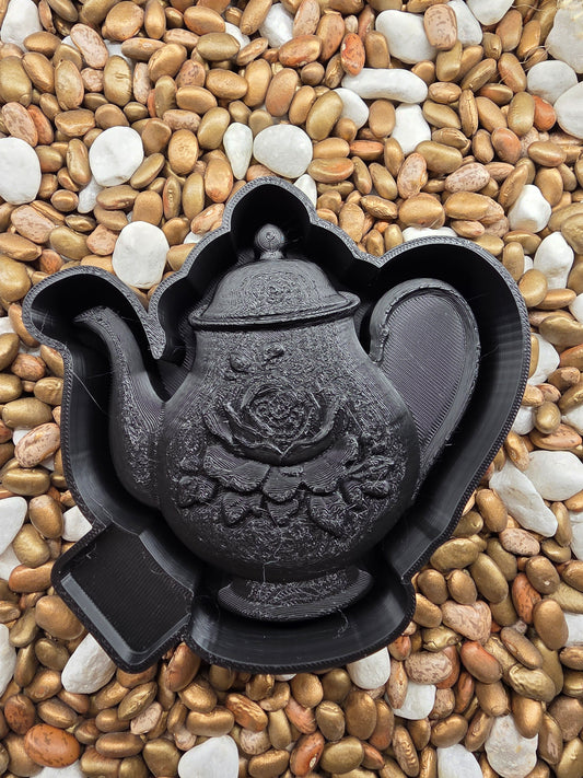 2704 3d Tea Pot Freshie Mold  
