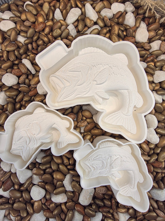 3D Bass Freshie Mold 