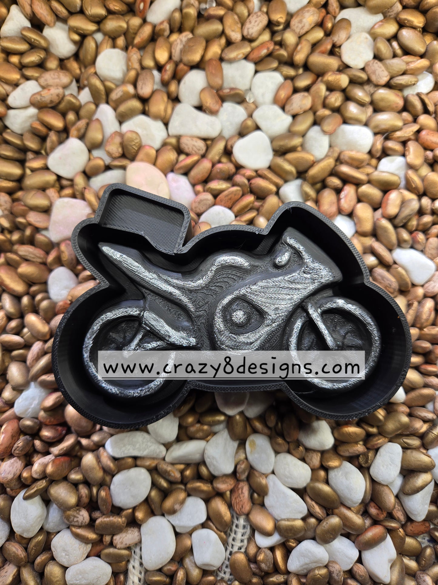  3D Motorcycle Freshie Mold 